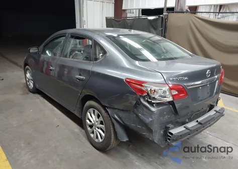 2018 Nissan Sentra Sv из США, поврежденный, VIN 3N1AB7AP7JL646534